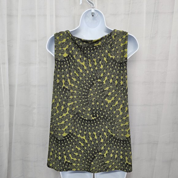 212 Collection Y2K Babydoll Tank Green Abstract Polka Dot Goth Whimsigoth L - Picture 5 of 10